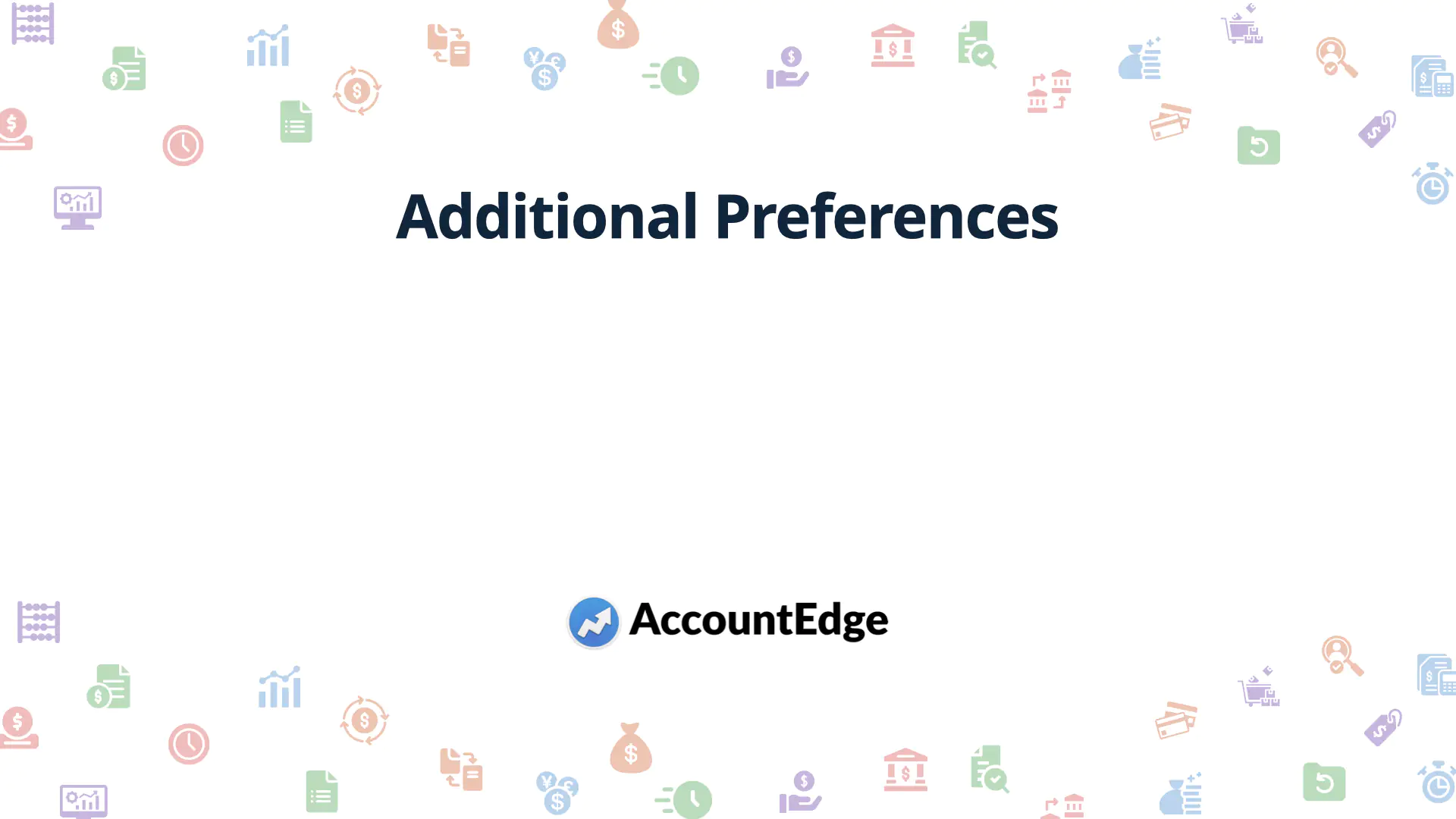 Additional Preferences